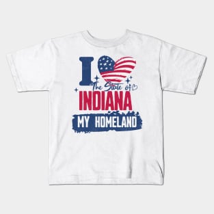 Indiana my homeland Kids T-Shirt